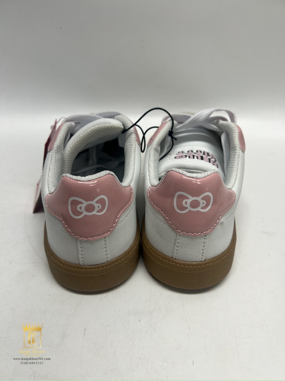 Hello Kitty Pink & White Low Top Sneakers - Picture 2 of 9